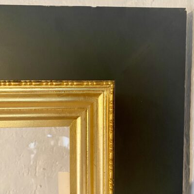 Gold and Black Large Frame